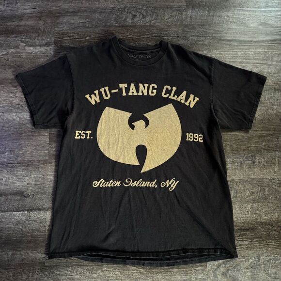 Wu-Tang Clan Staten Island NY Hip Hop Music Tee Shirt Size Large - Picture 1 of 4